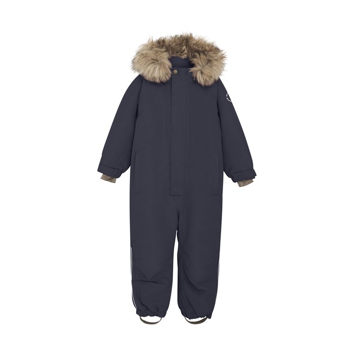 En Fant Snowsuit W. Fake fur - Parisian Night