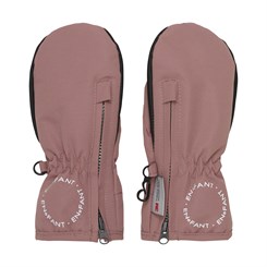 En Fant mittens w/zip - Burlwood