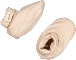 MarMar newborn booties - Micro modal - Beige Rose