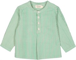 MarMar Totoro Shirt - Mint Leaf Stripes
