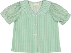 MarMar Tia Shirt - Mint Leaf Stripes