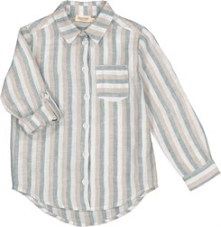 MarMar Tommy Shirt - Dusty Blue Stripe