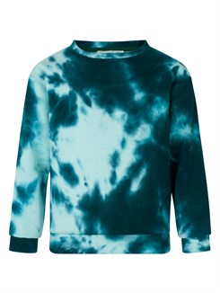 Rosemunde sweatshirt - Deep sea tie dye print