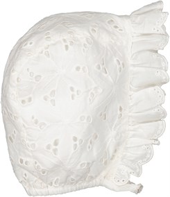 MarMar Acelia Frill hat, Broderie Anglaise - Cloud