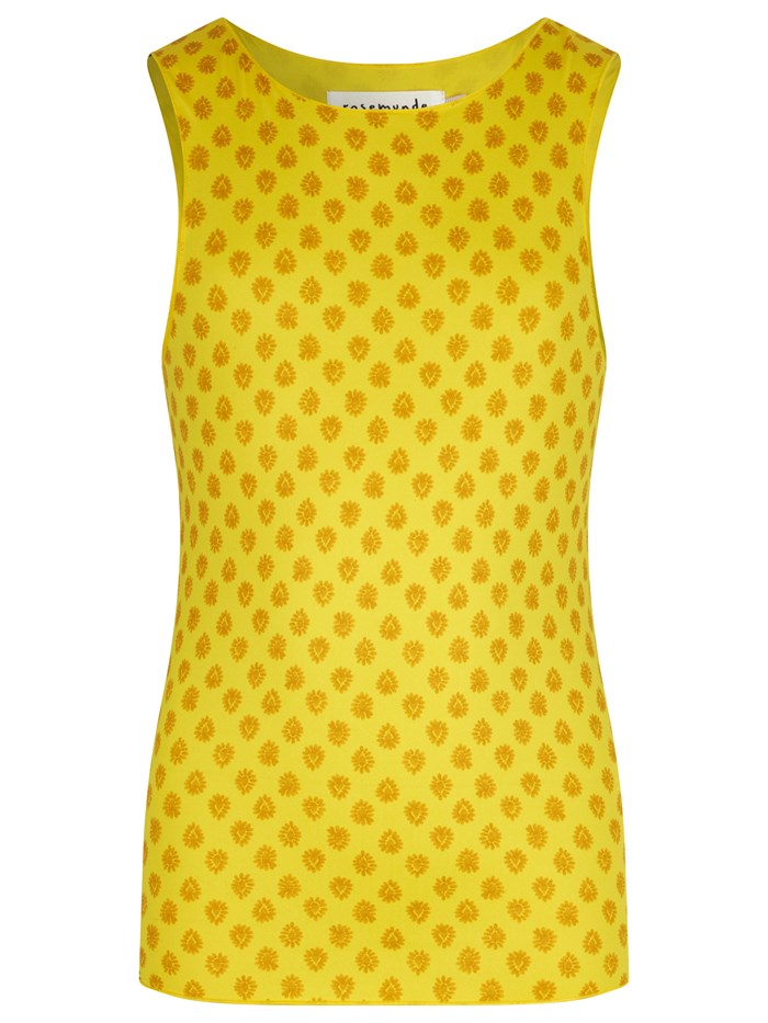 Rosemunde top - Yellow fated paisley print
