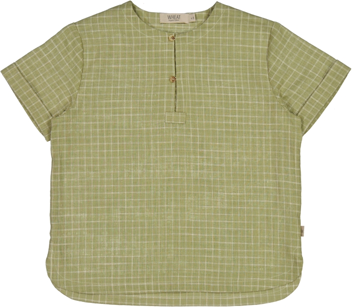 Wheat Shirt Willum - Green Check