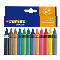 Playbox farvekridt - 12-Pak