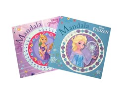 Mandala Elsa malebog - Blå