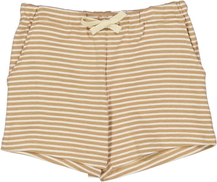 Wheat shorts Kalle - Cappuccino stripe