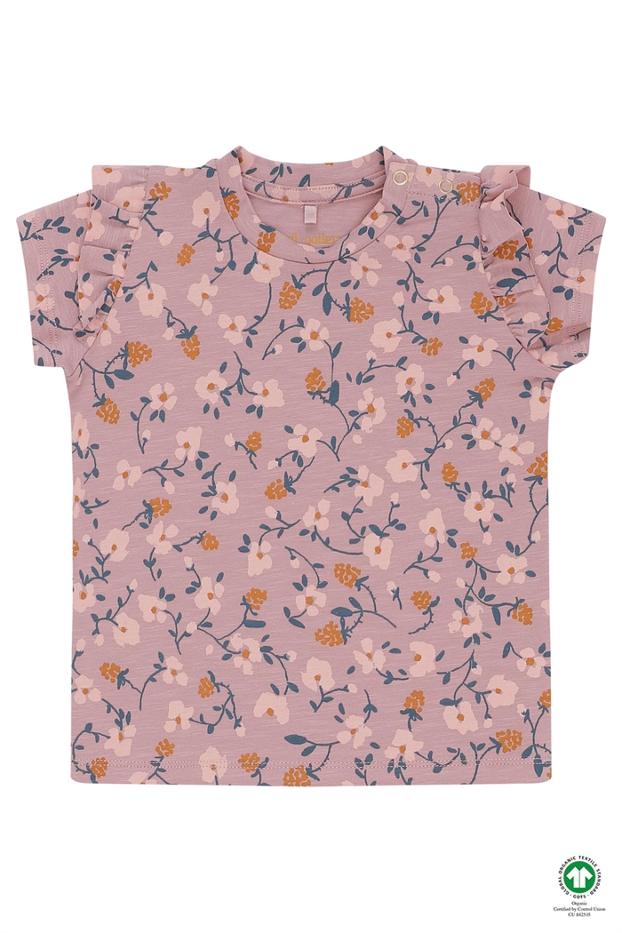 Soft Gallery Sif T-shirt - Woodrose, AOP Flowerberry