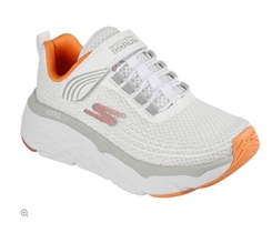 Skechers Girls Max Cushion Elite - Swift About - White Multicolor