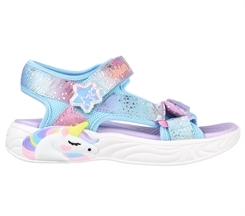 Skechers Girls unicorn Dreams sandal Lights - Unicorn Charmer - Purple multicolour (blinke sandal)
