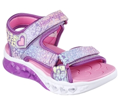 Skechers Girls Flutter Hearts Sandal - Lavender multi (blinke sandal)