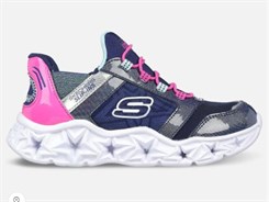 Skechers Girls Galaxy Lights - Slip-Ins - Navy Multicolor (blinke sneakers)