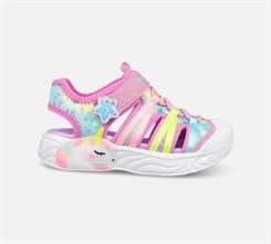 Skechers Unicorn Dreams Explorer - Pink multicolor (blinke sandal)