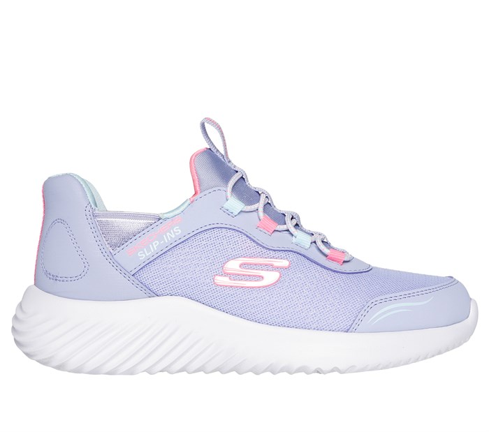 Skechers Girls Slip-Ins Bungee Sneaker W/ Air Cooled - Lavender