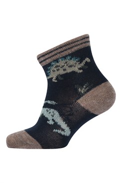 Melton bomuldsstrømper - Dinosaur socks