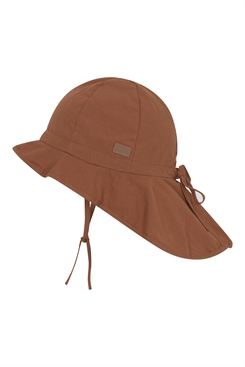 Melton sommerhat - Leather Brown