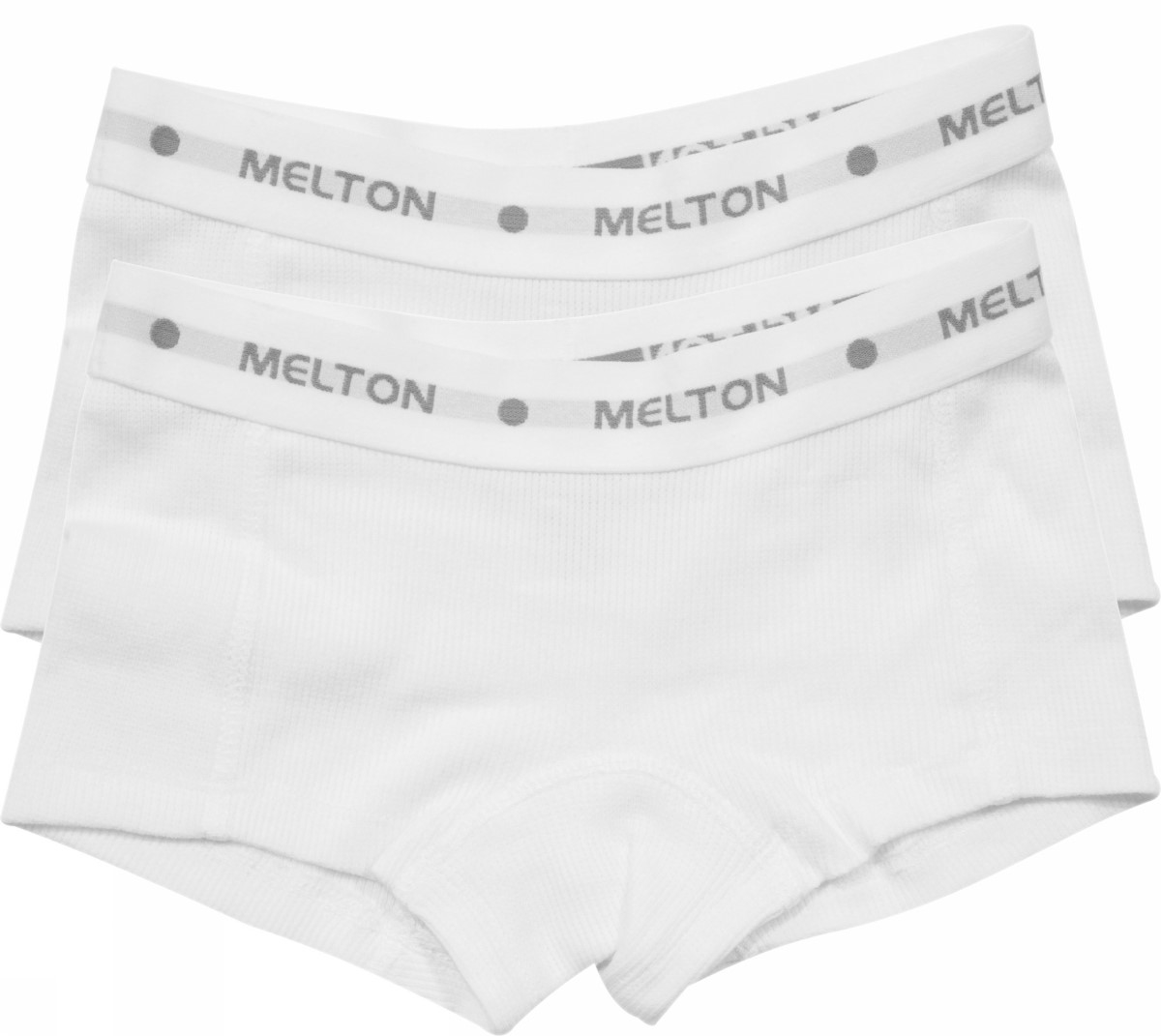 lammelse Taktil sans Sammenbrud Melton 2-pak underbukser - hvid