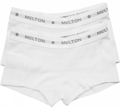Melton 2-pak underbukser - hvid