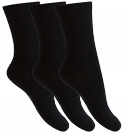 Melton 3-pack socks - Black