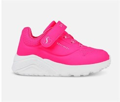 Skechers Girls Uno Lite - Hot Pink