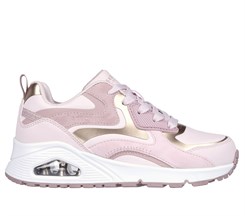 Skechers Girls Uno Gen1 - Color Surge - Light Pink Multi