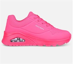 Skechers Girls Uno Gen1 - Hot Pink