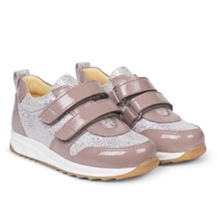 Angulus sneakers med velcro - Gammel rosa/Rosa shine