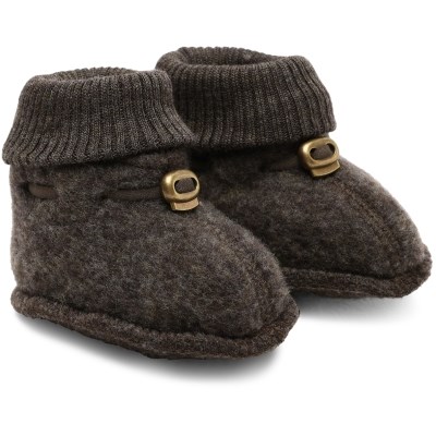 Mikk-Line merino uld futter - Dark Brown Melange