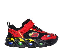 Skechers Boys Thermo-Flash - wheel buddies - Red Black (blinkesko)