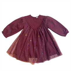 The New Mibby LS dress - Crushed Berry