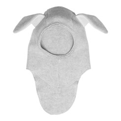 Huttelihut balaclava mini hare w/ears (soft wool) 5110 - Light Grey Melange