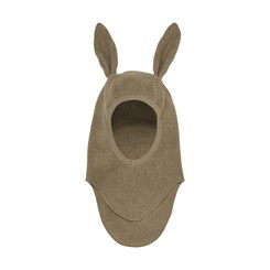 Huttelihut cotton fleece bunny balaclava w/ears - Molé Melange