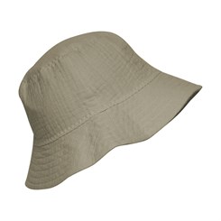 Huttelihut bucket muslin hat - Silver Sage