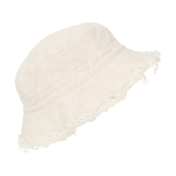 Huttelihut Bucket Hat Linen Denim - Irish Cream