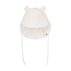 Huttelihut Summer Hat Ears Muslin - Antique White