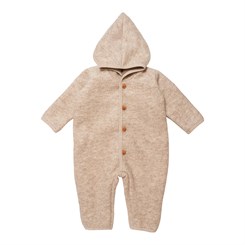 Huttelihut Pooh baby suit dobble layer - Sand