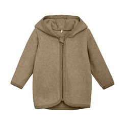 Huttelihut jacket w/ears - Cotton fleece - Molé Melange