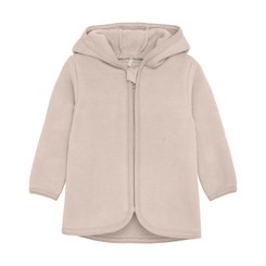 Huttelihut jacket w/ears - Cotton fleece - Almond Peach