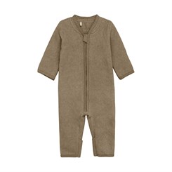 Huttelihut Pram suit - Cotton fleece - Molé Melange