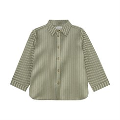 Huttelihut shirt woven - Deep Lichen Green