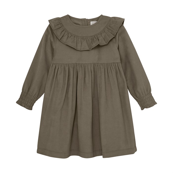 Huttelihut Corduroy dress LS - Morel