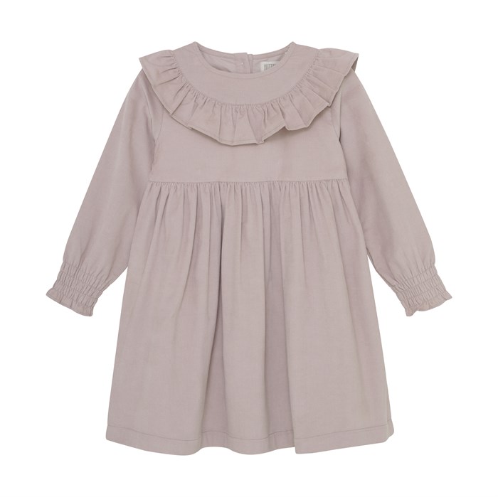 Huttelihut Corduroy dress LS - Fawn