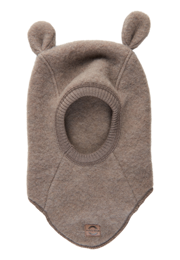 Mikk-Line wool fullface w/ears - Melange Denver