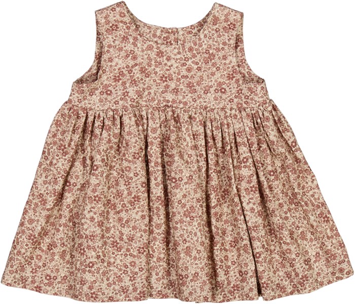Wheat Pinafore wrinkles - Red meadow