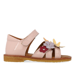 Angulus Sandal med multifarvede blomsterapplikationer - Rosebud