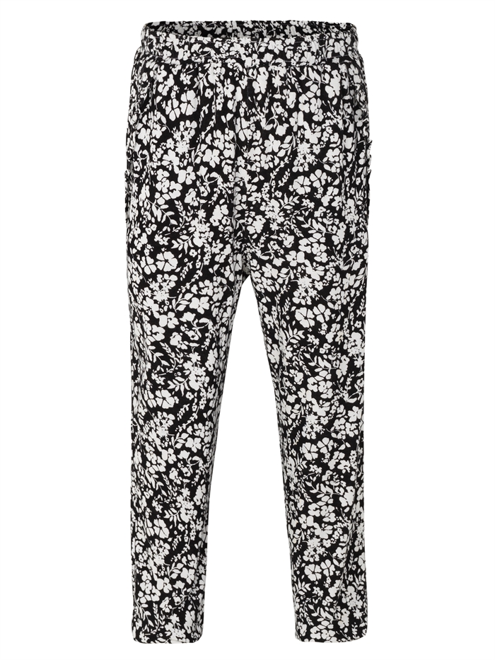 Rosemunde Trousers - Ivory small floral print