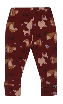 Kids-up pants - Russet Red animals