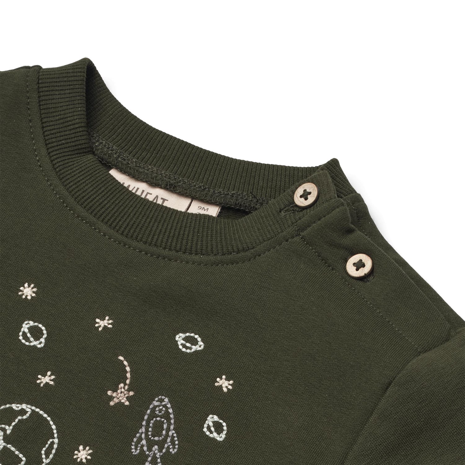 Wheat sweatshirt Space - Deep forest